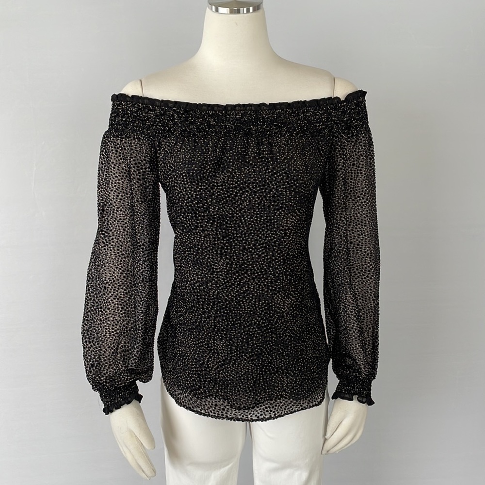 NWT WHBM Off the shoulder blouse XS - Picture 6 of 16